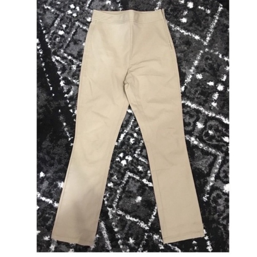 THEORY Bimsa Approach Ankle Straight Leg‎ Stretchy Pants in Sierra Beige 0 - Picture 3 of 13